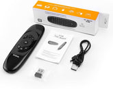 Smart Air Mouse Rechargeable Remote with Keyboard